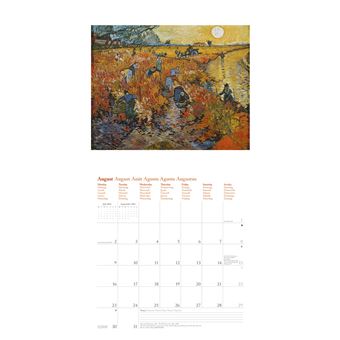 Calendrier TeNeues Van Gogh 2021 30 x 30 cm