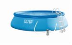 Kit Piscine gonflable Intex - Ronde - Easy Set - 4,57 x 1,07 m - Accessoires inclus - Bleu