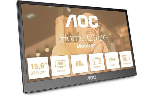 AOC T2 16T3EA écran plat de PC 39 6 cm 15.6 1920 x 1080 pixels Full HD Neuf - vue 6
