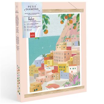 Coffret Petit Diamond La Petite Epicerie Peinture à diamenter Positano par Petra Lidze - Autres accessoires de dessin et peinture - Achat & prix | fnac