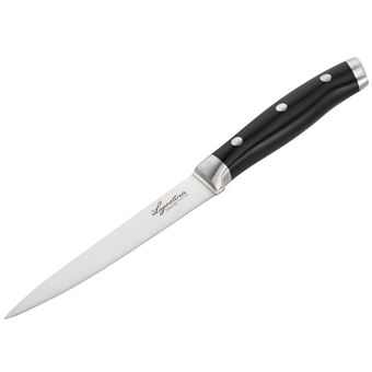 Couteau d'office Lagostina Forge 12,5 cm Noir et Argent