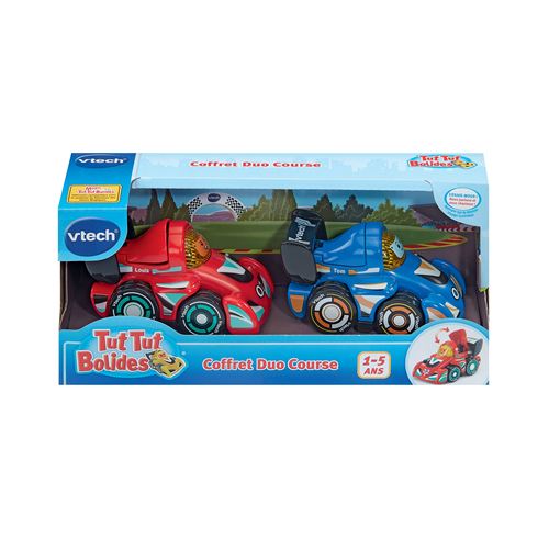 Jeu Électronique Vtech 80-427565 – Coffret Duo Course avec 2 Voitures Interactives