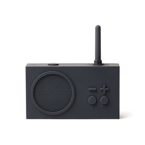 Radio FM & Enceinte Bluetooth Lexon Tykho 3 Gris Foncée