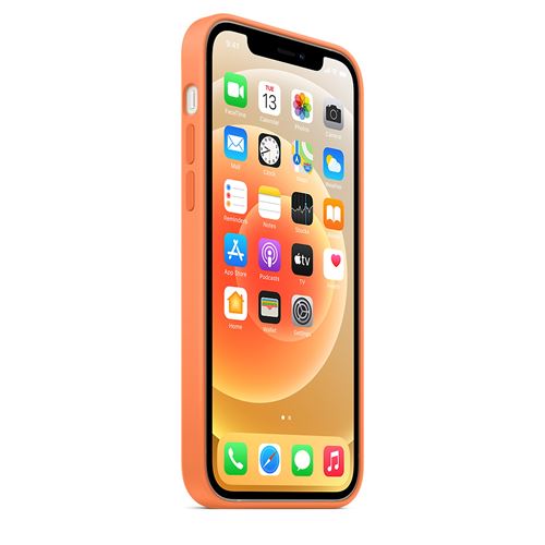 iphone 12 silicone case kumquat