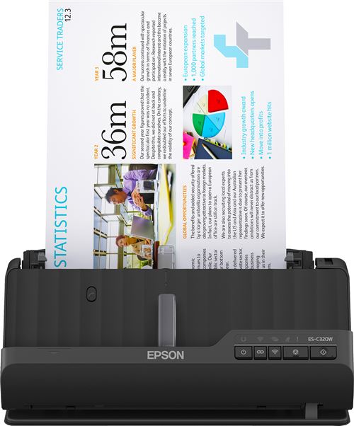 Scanner portable Epson ES-C320W Noir - Epson