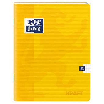 Cahier petit format Oxford Kraft 96 pages seyès Modèle aléatoire