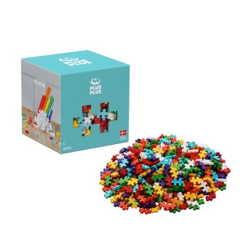 Plus Plus Multicolore Jeu De Construction Recharge Arc-En-Ciel 600 Pièces