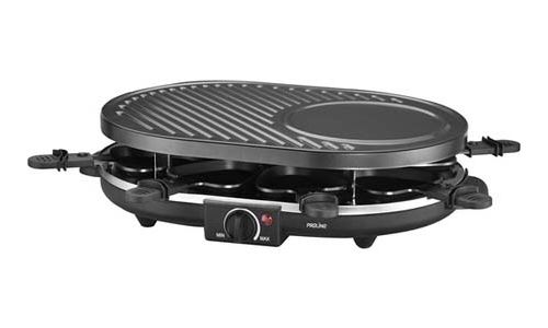 Appareil à raclette Proline RAC8B3 1400 W Noir