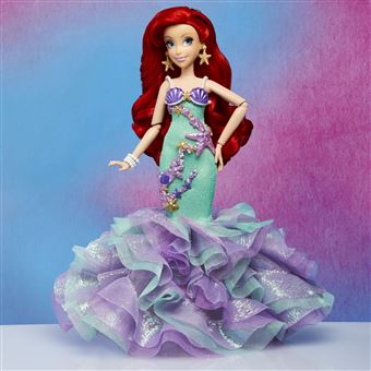 Disney Princesses Style Series poupée mannequin Ariel, poupée de collection  Deluxe avec accessoires, La petite sirène, pour enfants dès 6 ans 