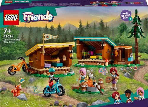 Lego Friends Les Cabanes Chaleureuses De La Base De Loisirs 42624 Lego La Boite - vue 4