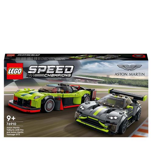 LEGO® Speed Champions 76910 Aston Martin Valkyrie AMR Pro et Aston Martin Vantage GT3