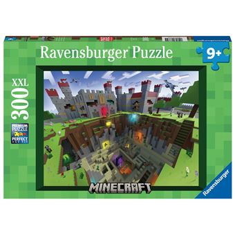 Puzzle 300 pièces XXL Ravensburger Découpe Minecraft