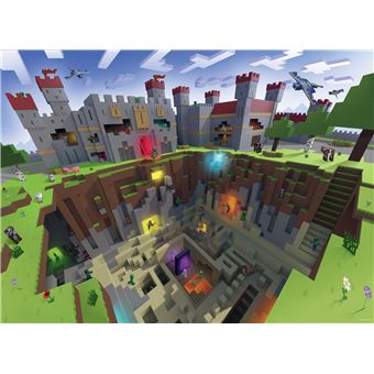 Ravensburger Puzzle 300 Pièces XXL Minecraft - Dès 9 Ans - 49x36 Cm - Activité Ludique & Éducative