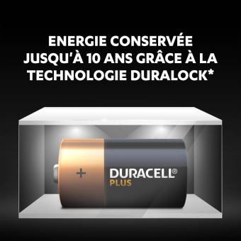 Pack de 2 piles Duracell C Plus LR14