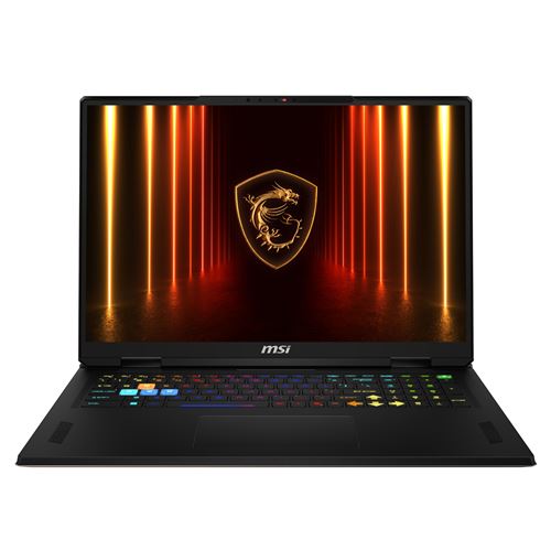 PC portable gaming MSI Vector 18 HX AI A2XWHG-866FR 18" QHD+ 240 Hz Intel® Core™ Ultra 9 32 Go RAM 1 To SSD Nvidia GeForce RTX 5070 Ti