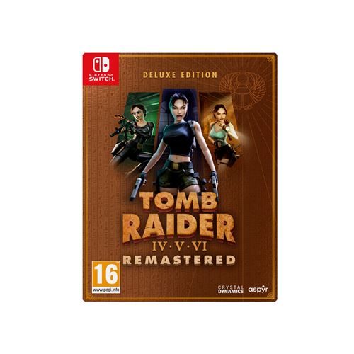 Tomb Raider IV VI Remastered Starring Lara Croft Deluxe Edition Nintendo Switch