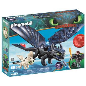 Playmobil Dragons 70037 Krokmou et Harold avec bébé dragon - 1