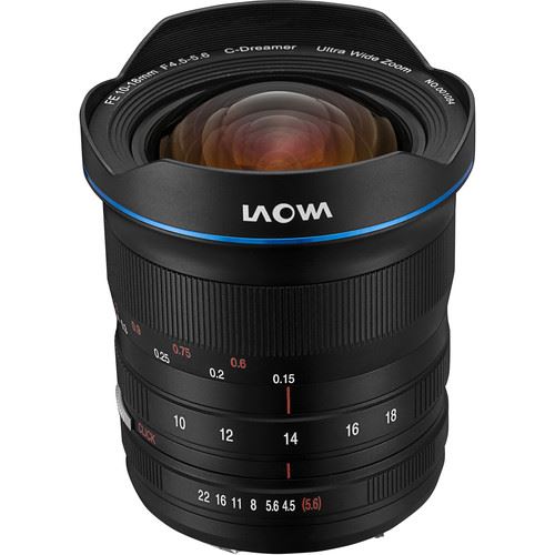 Objectif hybride Laowa 10-18 mm f/4,5-5,6 pour Sony FE