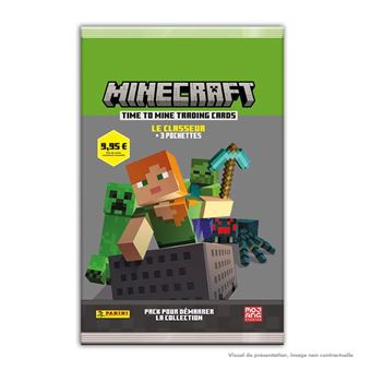 Jeu de cartes Panini Minecraft 2 TC Pack de démarrage