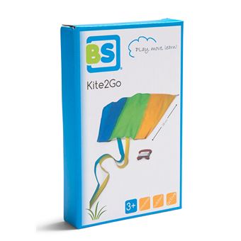 Cerf-volant BS Toys Kite2Go format poche