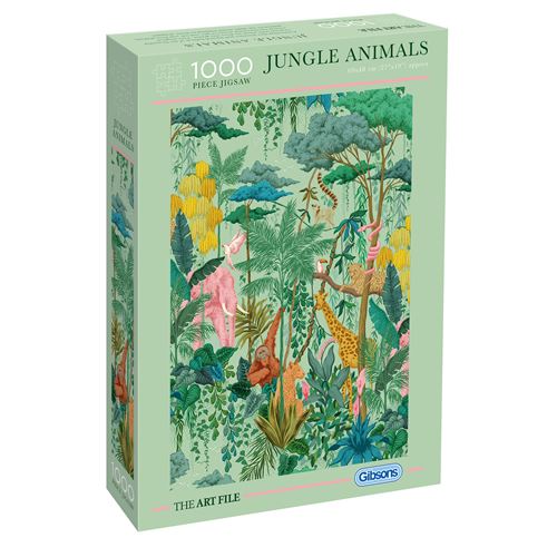 Puzzle 1000 pièces Gibsons Jungle Animals - Gibsons