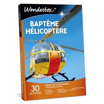 Coffret cadeau Wonderbox Baptême Hélicoptère - 1