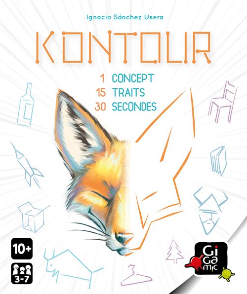 Jeu d'ambiance et de dessin Gigamic Kontour