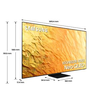 TV Samsung Neo QLED 85'' QE85QN800B 8K UHD Gris anthracite 2022