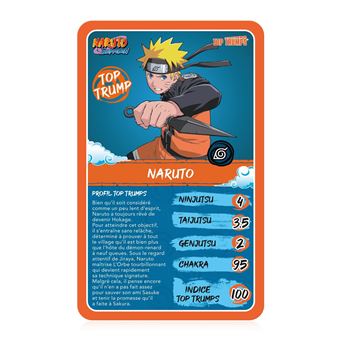 Jeu de cartes Top Trumps Naruto Shippuden