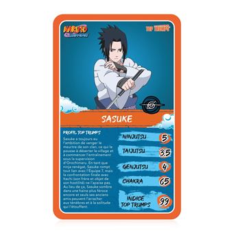 Jeu de cartes Top Trumps Naruto Shippuden