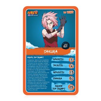 Jeu de cartes Top Trumps Naruto Shippuden