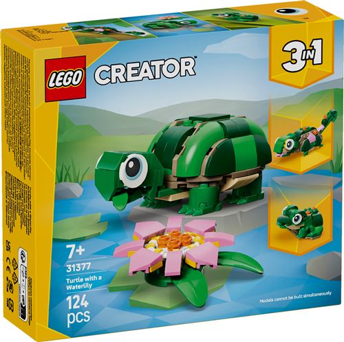 LEGO® Creator 31377 La tortue et la fleur de nénuphar - vue 2