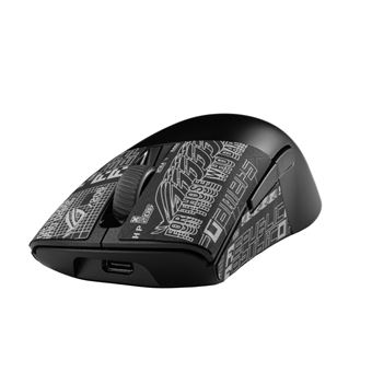 ASUS ROG Gladius III Wireless AimPoint - Souris - pour droitiers - optique - 6 boutons - sans fil, filaire - USB, 2.4 GHz, Bluetooth 5.1 LE - noir