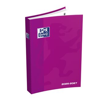 Agenda Scolaire Oxford 1 Jour Par Page - Collection Flowers, Août 2025 à Juillet 2026 - Format 12x17 Cm