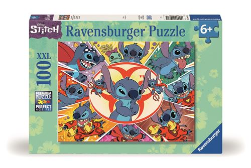 Puzzle Ravensburger Dans mon propre univers Disney Stitch 100 pièces XXL