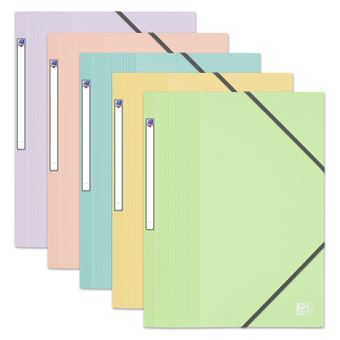 Chemise Rabats Oxford School Life A4 avec Elastique Couverture