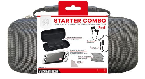 Pack de démarrage Nintendo Switch OLED 7 en 1 Alpha Omega Players - vue 1