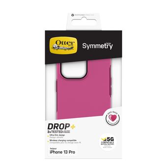 Coque renforcée pour iPhone 13 Pro OtterBox Symmetry Series Rose