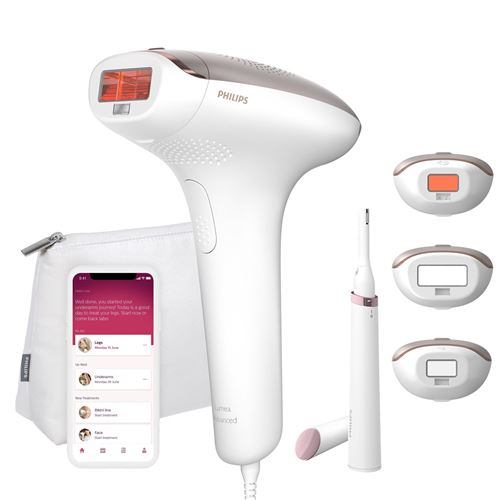 Epilateur semi définitif à lumière pulsée Philips Lumea Advanced BRI92300 Blanc