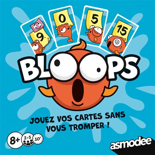 Jeu D'ambiance Asmodee Bloops – 2-5 Joueurs, 10 Min, Dès 8 Ans