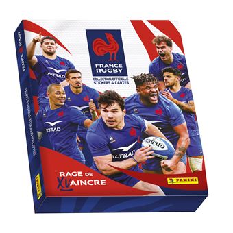 Carte à collectionner Panini RugbyEDF Coffret collector 1 album avec 18 pochettes et 3 cartes EL