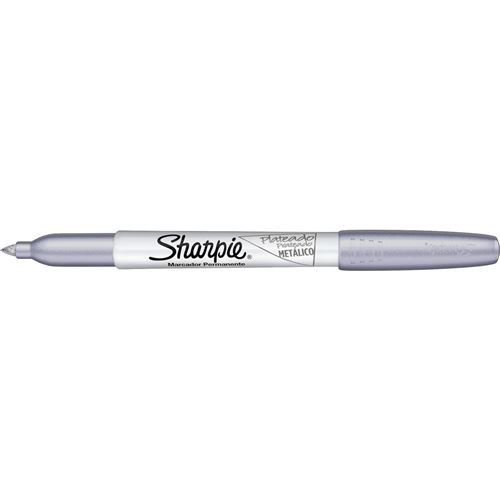 Marqueurs Permanents Sharpie Dorés Métallisés - Lot De 2, Pointe Fine - Imperméables, Résistants à La Décoloration - Pour Surfaces Sombres, Métal, Bois, Plastique...