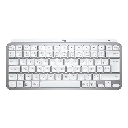 Logitech Clair/Gris Clavier Rétroéé Sans Fil Mx Keys Mini Pâle - Image 4