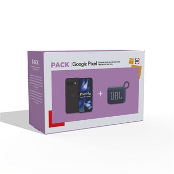 Smartphone Google Pixel 9a - 128 Go Noir Volcanique - Écran 6.3", 5G, 8 Go RAM - Neuf Scellé