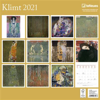 Calendrier TeNeues Klimt 2021 30 x 30 cm