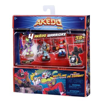 AKEDO ASST PACKS WARRIOR 4 FIGURINES W1