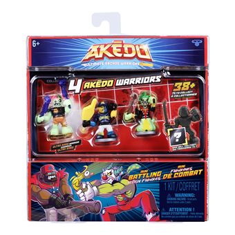 AKEDO ASST PACKS WARRIOR 4 FIGURINES W1