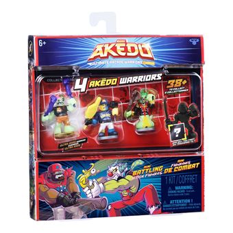 AKEDO ASST PACKS WARRIOR 4 FIGURINES W1