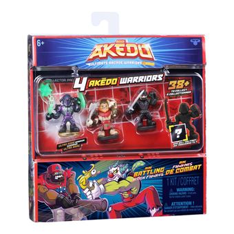 AKEDO ASST PACKS WARRIOR 4 FIGURINES W1