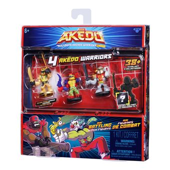 AKEDO ASST PACKS WARRIOR 4 FIGURINES W1